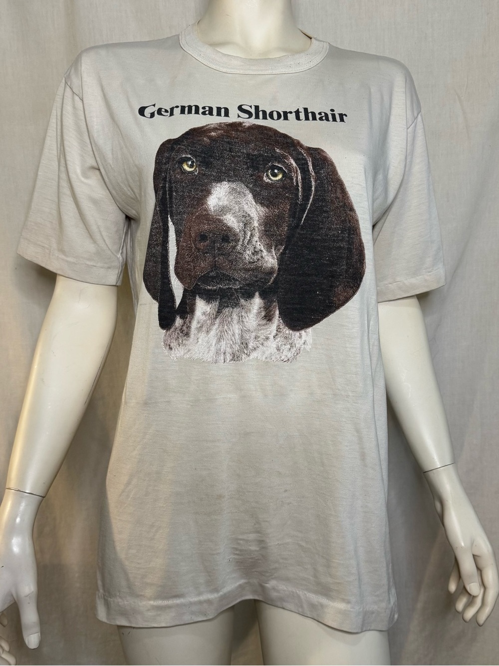Vintage German Shorthair Dog short sleeve t shirt size large